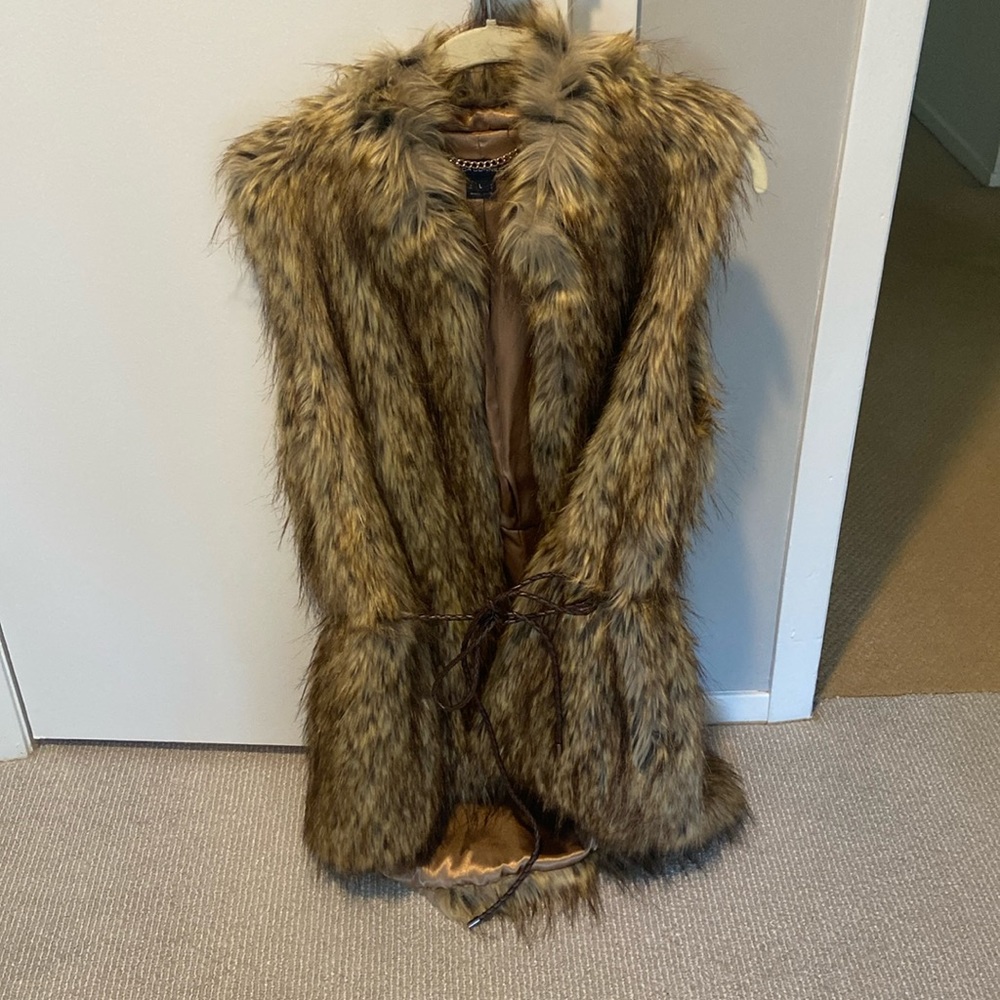 French Connection Faux Fur Vest